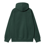 Carhartt WIP Hooded Chase Sweat Discovery Green/Gold. Foto da parte de trás.