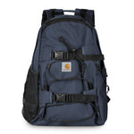 Carhartt WIP Kickflip Backpack Blue. Foto da parte da frente.