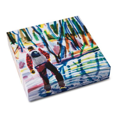 Carhartt WIP Ollie Mac Icy Lake Puzzle Multicolor. Foto da parte da frente.