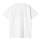 Carhartt WIP Throw Up T-Shirt White. Foto da parte de trás.