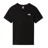 The North Face Simple Dome T-Shirt TNF Black. Foto de frente.