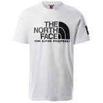 North Face Fine Alpine 2 T-Shirt TNF White. Foto da parte da frente.
