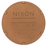 Nixon Time Teller Watch Bronze/Black. Foto da tampa da caixa do relógio.