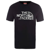 The North Face Wood Dome T-Shirt em TNF Black. Foto de frente.