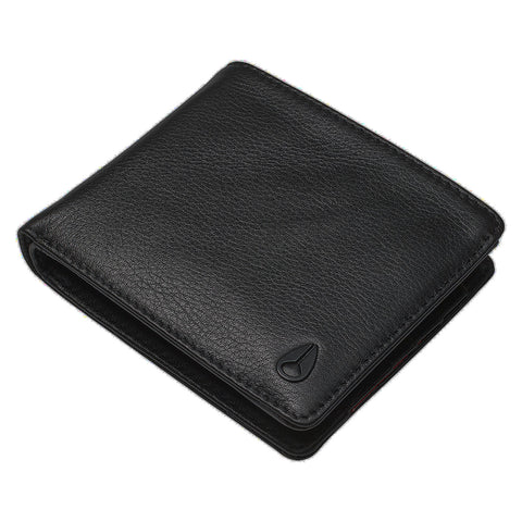 Nixon Pass Leather Coin Wallet Black