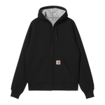 Carhartt WIP Car-Lux Hooded Jacket Black/Grey. Foto de frente.