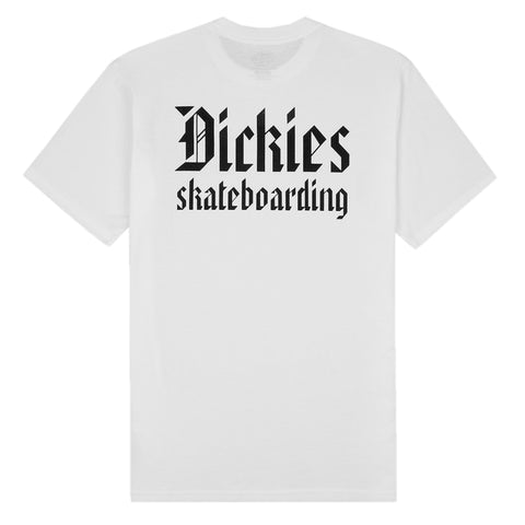 Dickies Skate T-Shirt White. Foto da parte de trás.