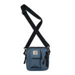 Carhartt WIP Essentials Bag, Small Storm Blue. Foto da parte da frente.