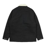 Carhartt WIP Fairmount Coat Black Rigid. Foto de trás.