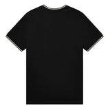 Fred Perry Twin Tipped T-Shirt Black/White Back