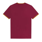 Fred Perry Twin Tipped T-Shirt Tawny Port. Foto de trás.