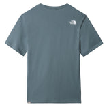 The North Face Easy T-Shirt Goblin Blue. Foto de trás.
