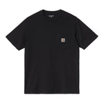 Carhartt WIP Pocket T-Shirt Black. Foto de frente.