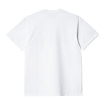 Carhartt WIP Scrawl Script T-Shirt White/Juniper. Foto da parte de trás.