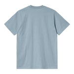 Carhartt WIP Script T-Shirt Frosted Blue/Icy Water. Foto de trás.