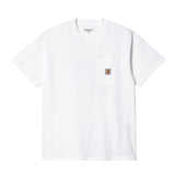 Carhartt WIP Tamas Pocket T-Shirt White. Foto da parte de trás.