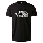 The North Face Woodcut Dome T-Shirt TNF Black. Foto da parte da frente.