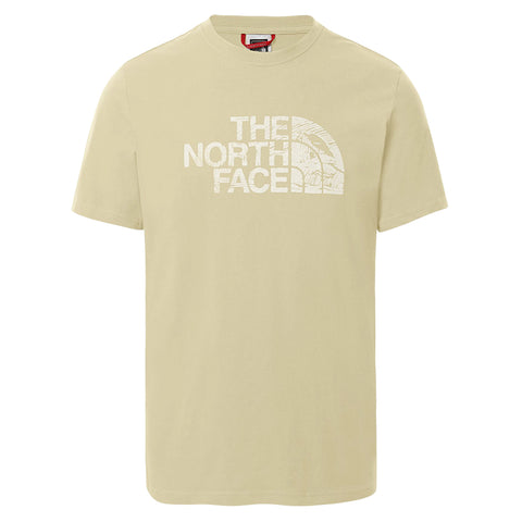 The North Face Wood Dome T-Shirt Gravel. Foto da parte da frente.