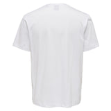 Only & Sons Max Life Reg Stitch T-Shirt White. Foto da parte de trás.