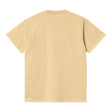 Carhartt WIP Chase T-Shirt Citron/Gold. Foto da parte de trás.