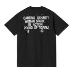 Carhartt WIP Fold-In T-Shirt Black. Foto da parte de trás.
