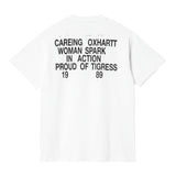 Carhartt WIP Fold-In T-Shirt White. Foto da parte de trás.