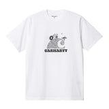 Carhartt WIP Harvester T-Shirt White. Foto da parte da frente.