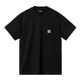 Carhartt WIP Local Pocket T-Shirt Black/Marengo. Foto de frente.