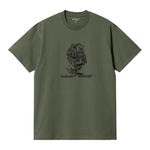 Carhartt WIP Moving Service T-Shirt Dollar Green. Foto da parte da frente.