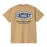 Carhartt WIP New Tools T-Shirt Dusty Hamilton Brown. Foto de trás.