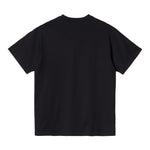 Carhartt WIP Script Embroidery T-Shirt Black/White. Foto da parte de trás.